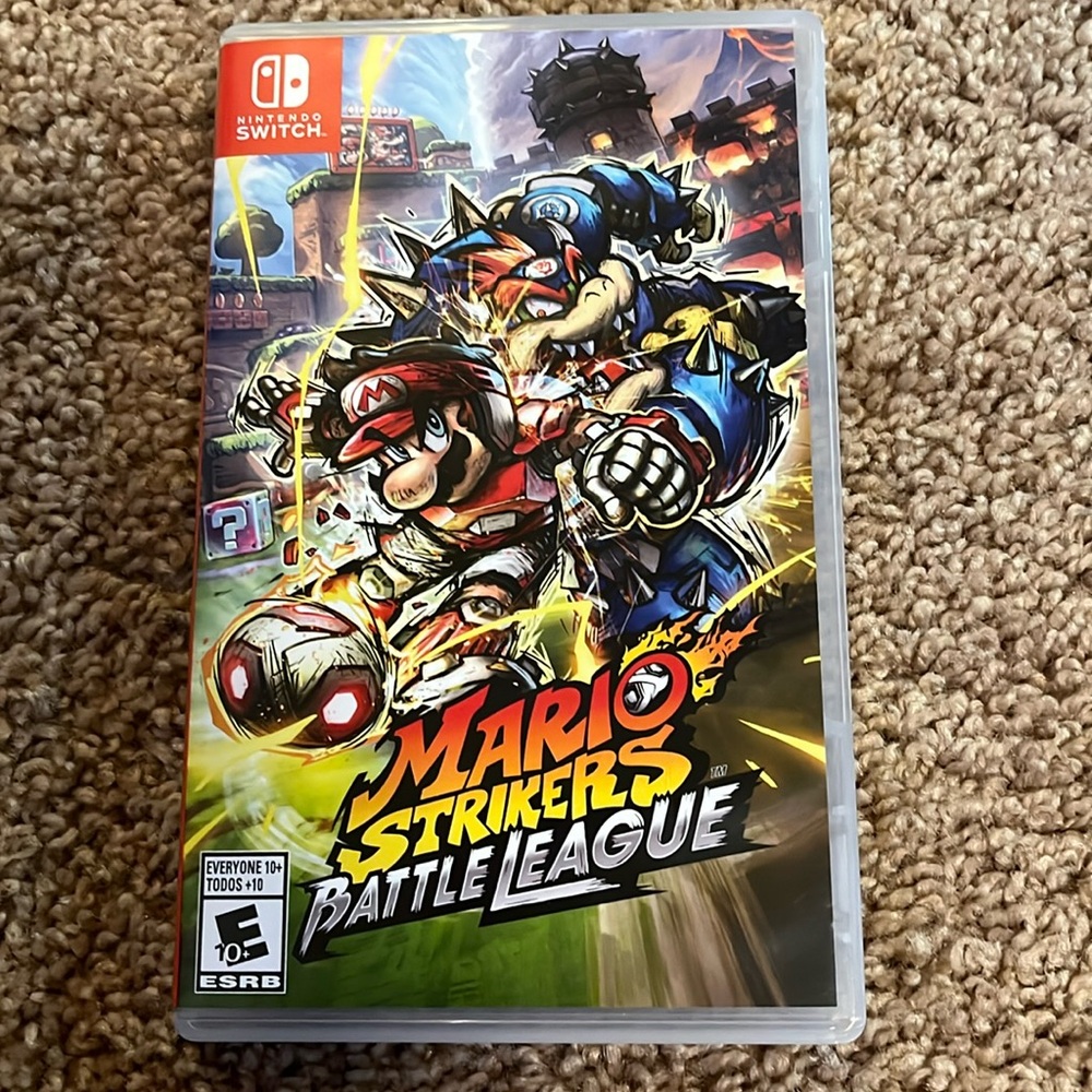 Nintendo Switch Mario strikers battle league Video game